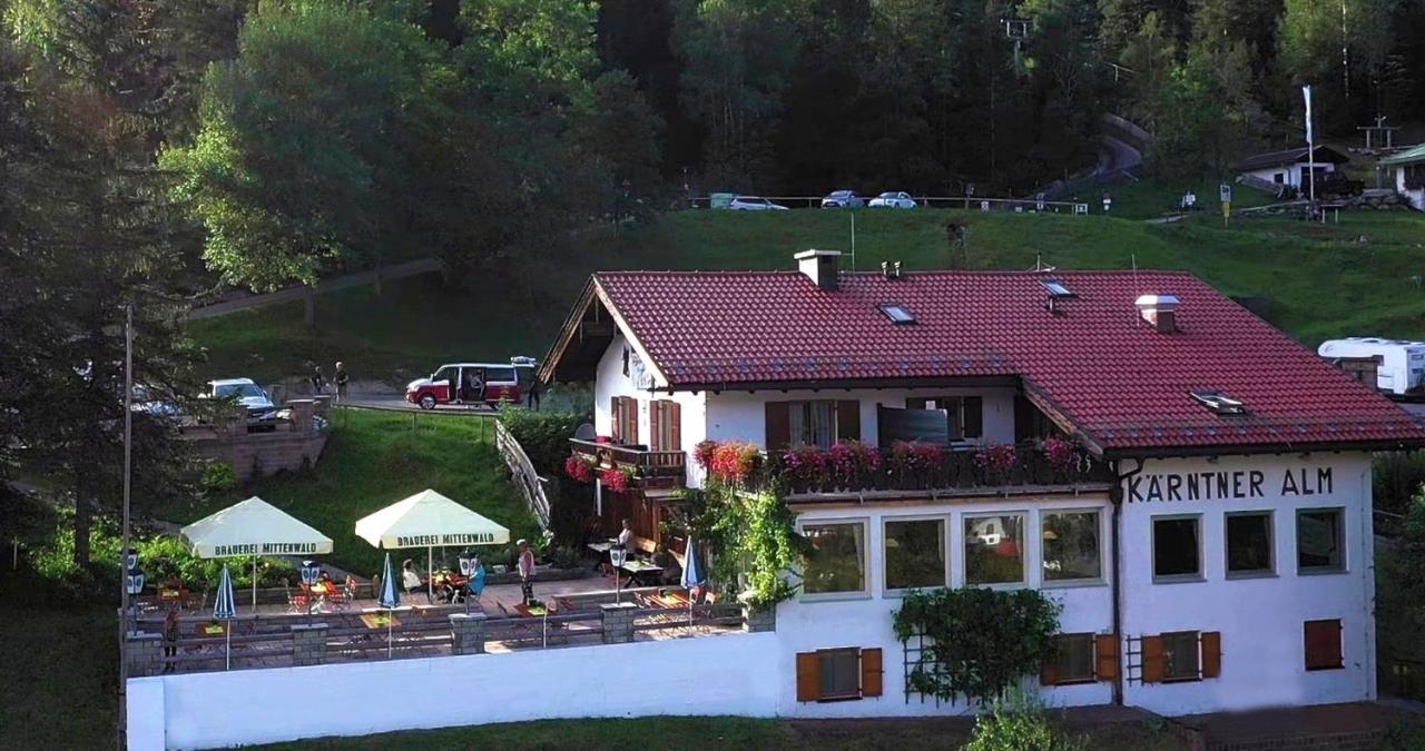 Berggasthof Karntner Alm Hotel Mittenwald Exterior foto